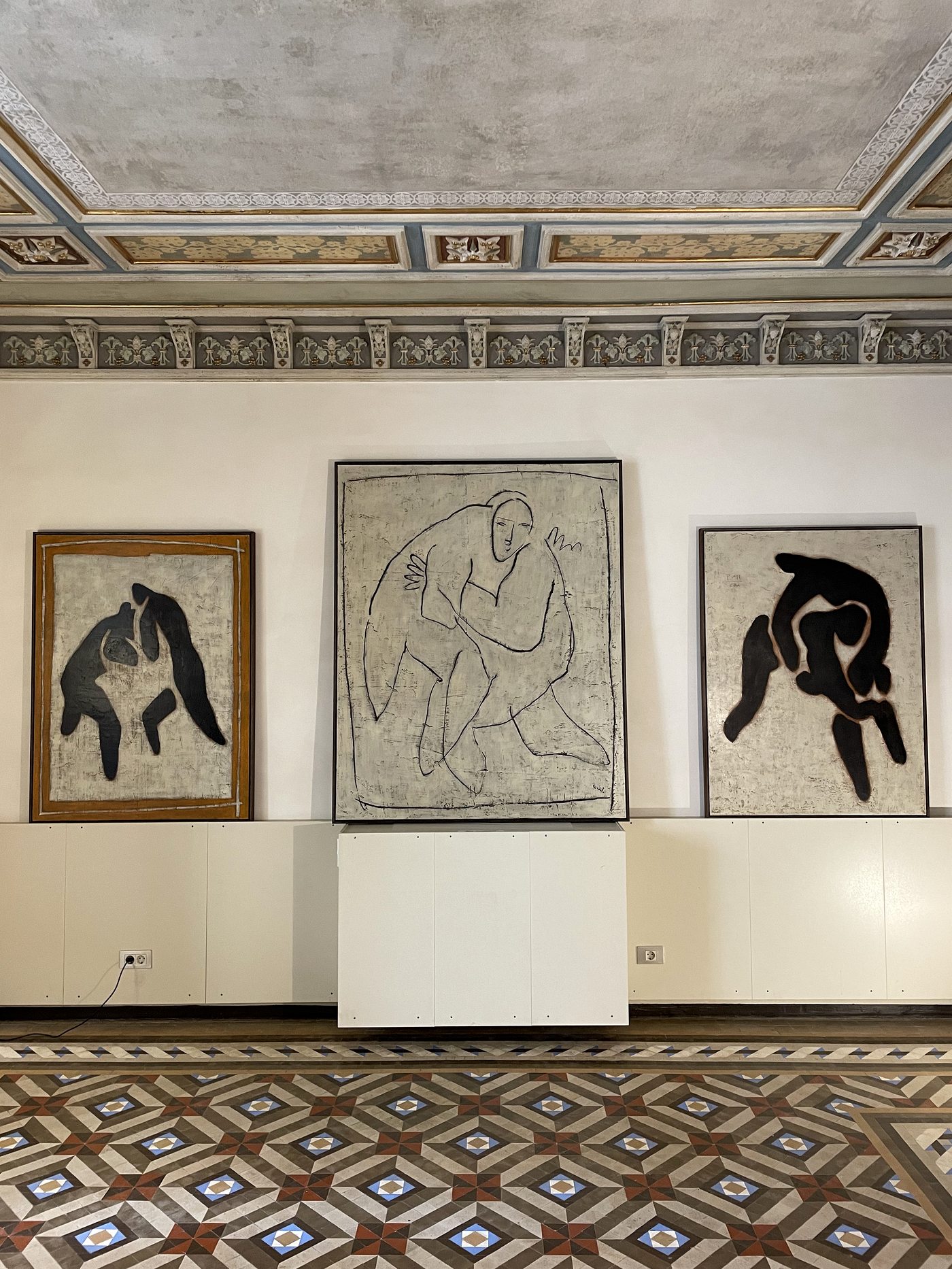 Duo show installation view